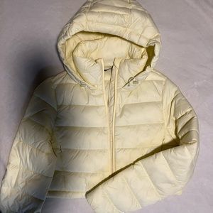 ZARA Cropped Hooded Puffer Jacket